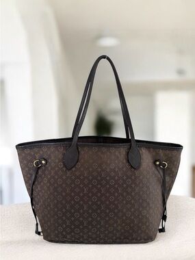 Louis Vuitton Neverfull MM Monogram Idylle Tote Shoulder Bag